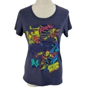 Mighty Fine Marvel‎ Iron Man Comics Tee Shirt Size XL
